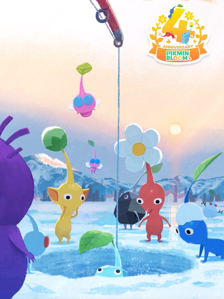 Pikmin Bloom has a new loading screen from artist <a href="/amelicart/">ア・メリカ┊COMITIA154 C01a</a> that features Ice Pikmin! ❄️