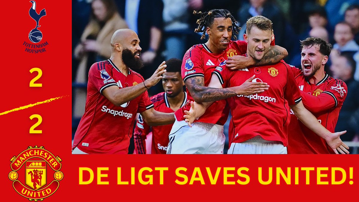 Tottenham vs Manchester United 2–2 | Flashes of Hope, but Familiar Frustrations #mufc 

youtu.be/rZYaUftbPdA