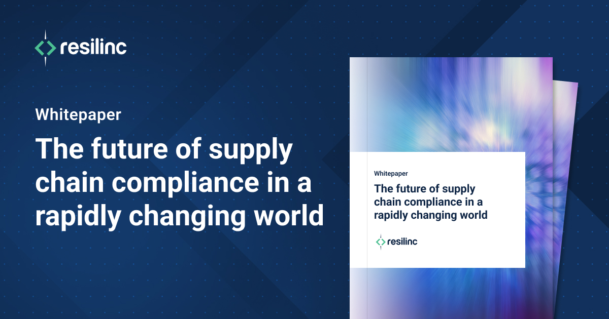 Global supply chain compliance risks are rising as regulators tighten trade and labor rules.

Resilinc’s new whitepaper shows how AI-powered visibility and compliance tracking help organizations spot risks early, streamline audits, and build trust.

Read: okt.to/fjMJbt