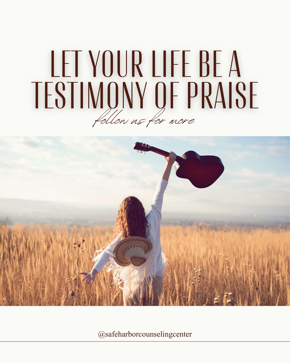 SafeHarbor76086's tweet image. 💬 What’s one way you can offer praise today, even if it feels like a sacrifice?

🔁 Swipe through this carousel for encouragement and a reminder that your praise has power.
#Praise #Hebrews1315 #DailyTruth #MindBodySpirit #WeatherfordTX #ParkerCountyTX