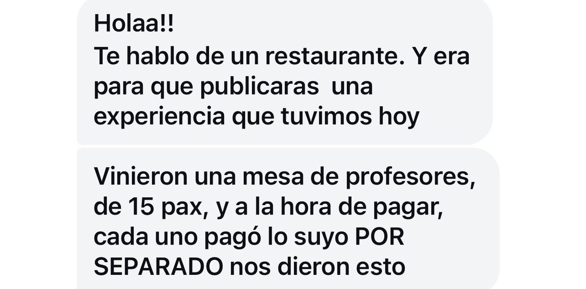 soycamarero's tweet image. Hablando de pagar por separado…
Tapé los nombres por petición del restaurante.