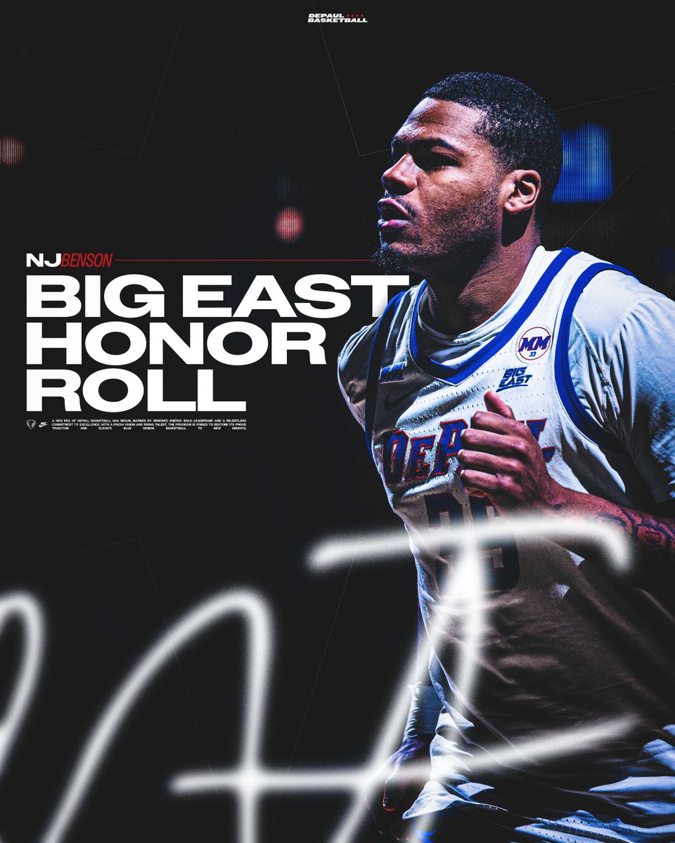 DePaulHoops's tweet image. Averaged a double-double ✅
Top-10 nationally in blocks  ✅
Shoot 77% from the field ✅
BIG EAST Honor Roll ✅
