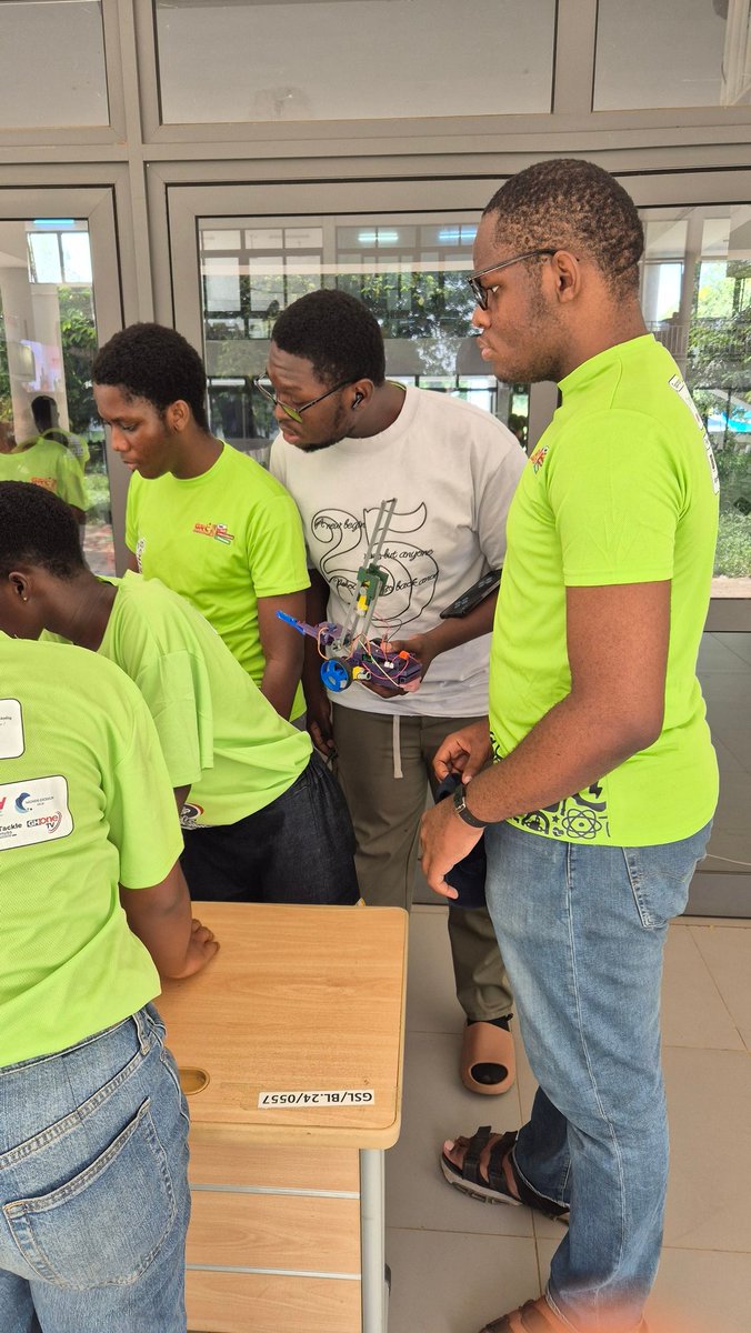 desmondknunoo's tweet photo. Congratulations to Team Ségulla from Lancaster University Ghana on their exceptional performance at the Ghana Robotics Competition!

​In their very first Engineers League Competition, they emerged as the Rising Star of the Engineers League

​It was a true pleasure coaching them. https://t.co/92JfmzwIUf