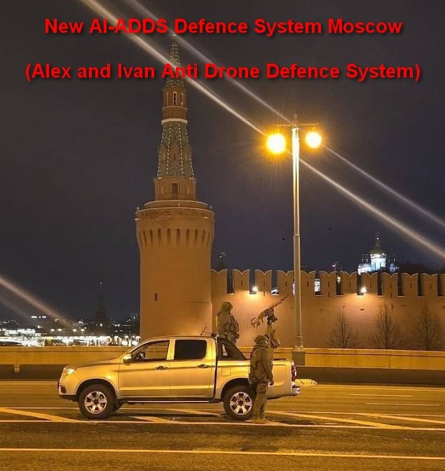 New AI state of the art, fail safe, iron dome Russian anti drone and missile defence system deployed in Moscow to protect Russia from Ukraine's anti Putin golden pockets campaign. Alex and Ivan stand by ready to jump into action if they hear the low hum of a deadly drone #Russia