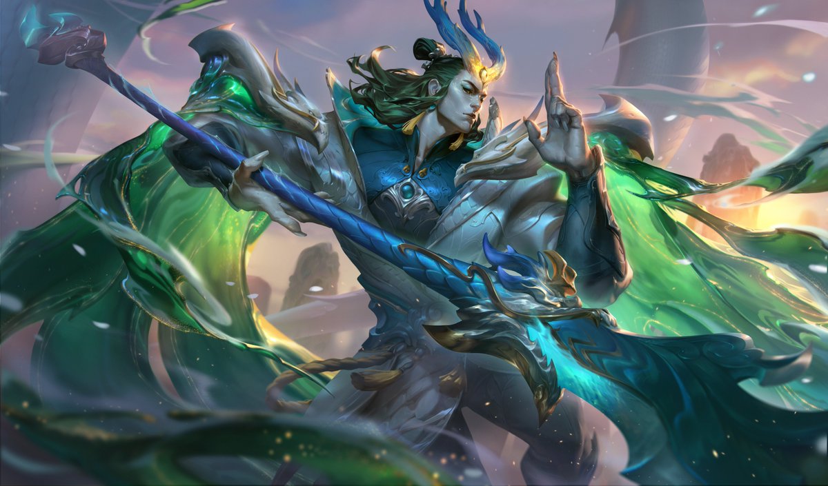 LeagueOfLegends's tweet image. Ascended. Darkin. I am the blade between. Zaahen, the Unsundered, awakens in Patch 25.23.