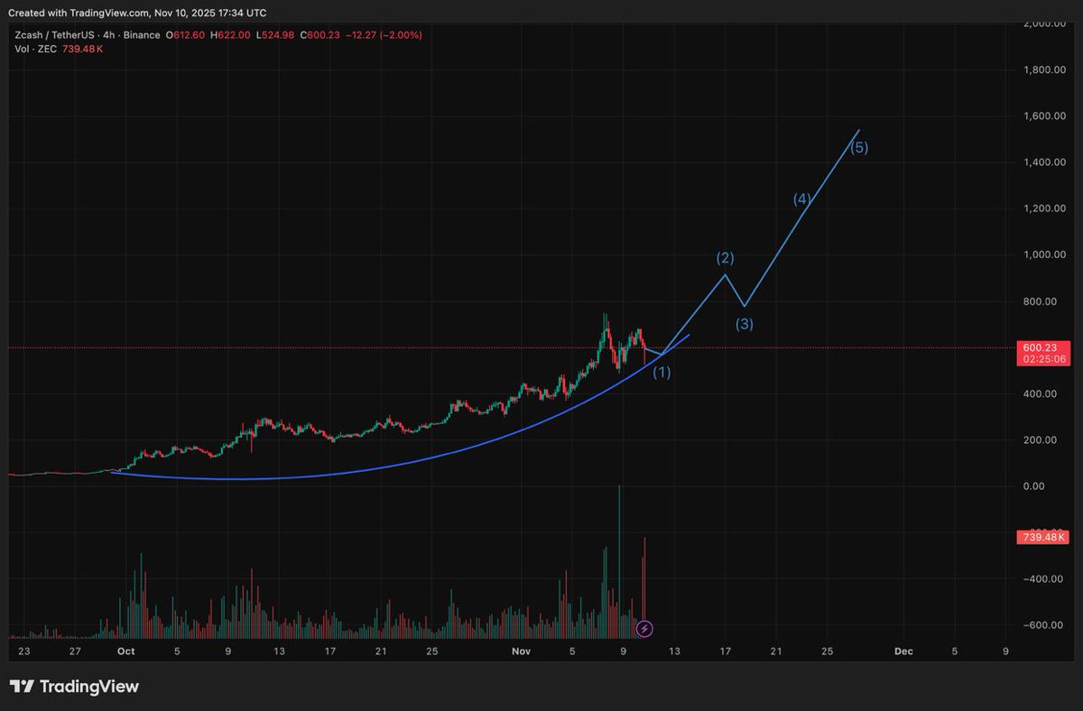 While everyone’s chasing memecoins, I’m quietly loading $ZEC.

When it hits $1,500, don’t say I didn’t post it first. 🤠