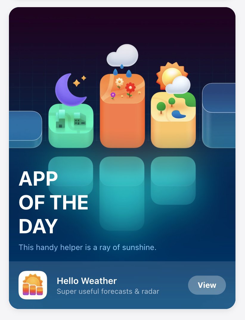 Hello Weather tweet media