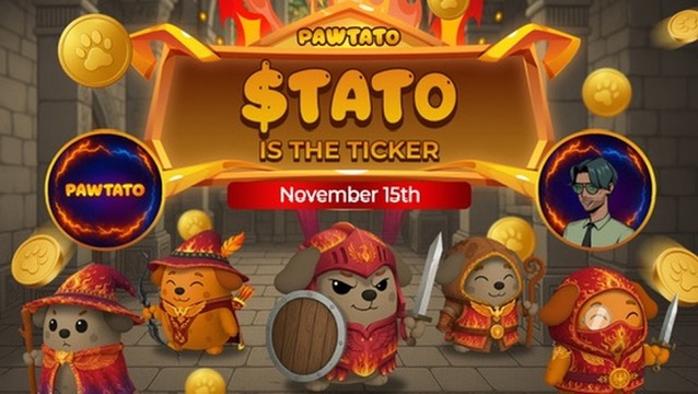 $TATO TGE in 5 days, November 15th ~2PM UTC!!

Tokenomics are live 👉 docs.pawtato.app/token

$TATO is the base currency bringing everything together on Pawtato!

Initial price is set at $0.005
$750,000 MC
FDV of $5,000,000

Total Supply is 1 Billion

Token Allocations:
35% 350M