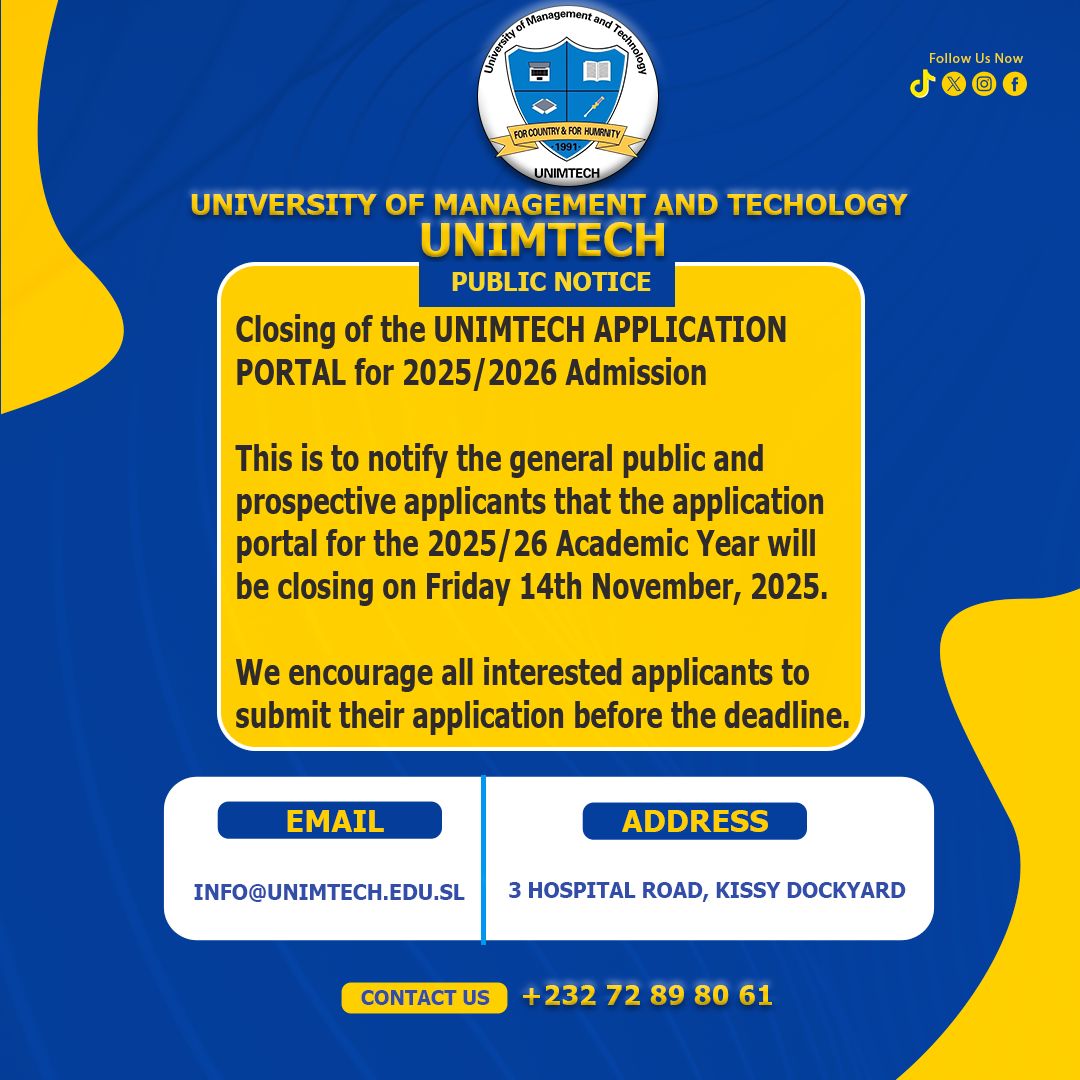 University of Management and Technology tweet media