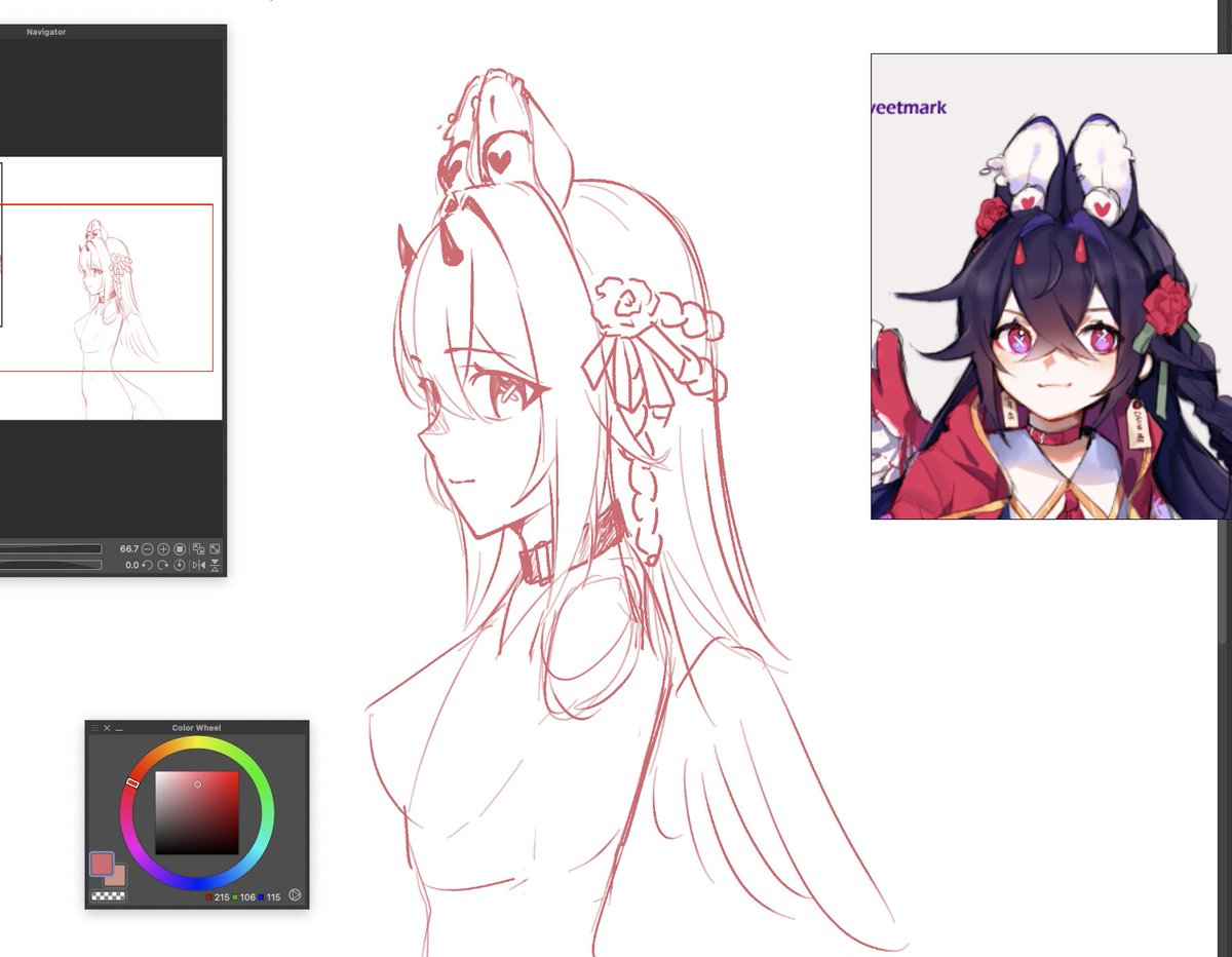 Hand shakimng so hard :3
Head angle practice