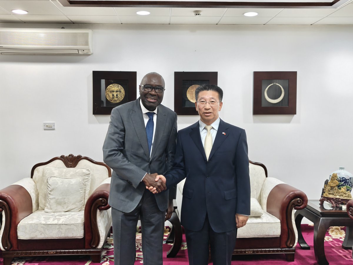 Today, I had a cordial meeting with Mr. Khassim Diagne <a href="/k_diagne/">Khassim Diagne</a> , Special Representative of the UN Secretary-General in Cyprus <a href="/UN_CYPRUS/">UN Cyprus</a>  and Head of #UNFICYP. We exchanged views on the Cyprus problem and discussed ways to promote lasting peace and stability on the island.