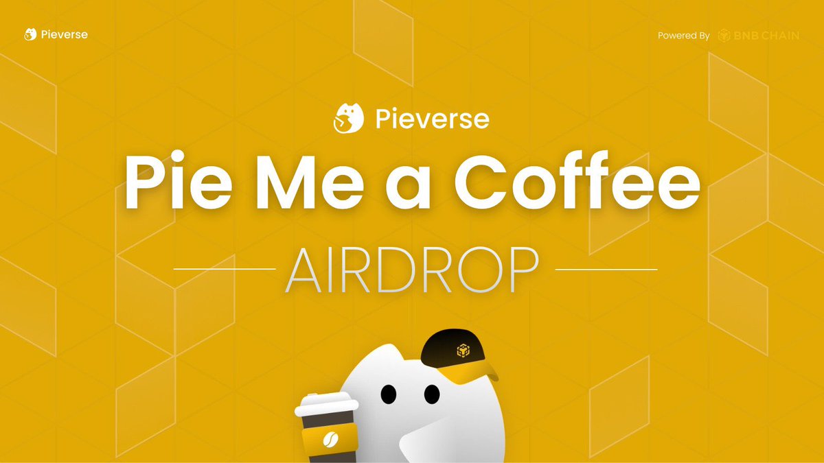 ☕️ Morning coffee tastes better when someone else picks up the tab.

<a href="/pieverse_io/">pieverse</a> is running a new campaign that actually does that.

“Pie Me a Coffee” rewards you with:

◢ Daily $5 coffee reimbursements
◢ A share of 1,000,000 $PIEVERSE
◢ One last shot at the airdrop before