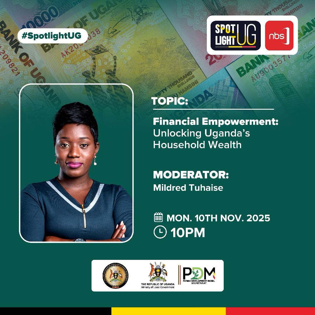 When Hon.<a href="/MatiaK5/">Matia Kasaija</a> said money is coming,indeed it can. Watch #SpotlightUG &amp; know/learn how financially one can be empowered as well as savings,investments &amp; wealth for Uganda's household live 10pm <a href="/nbstv/">NBS Television</a> &amp; <a href="/afromobileug/">AfroMobile</a> tonite.

#NBSUpdates