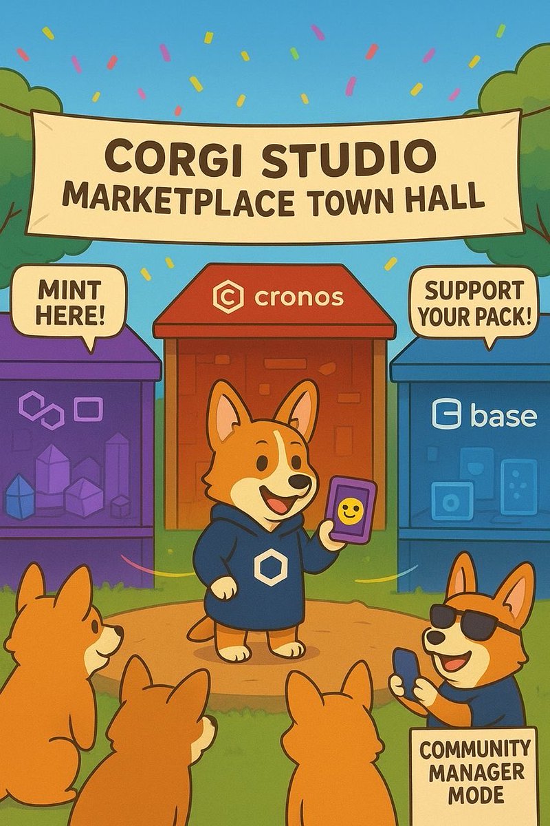 GomezSdcc's tweet image. The Corgi energy never dies. 🐶⚡
We’re not just a project we’re a creative force.
Every idea, every collab, every move is powered by the pack. 💥
#CorgiStudios isn’t slowing down we’re evolving.
Stay tuned. The next drop changes everything. 🎨🔥
#Web3 #NFTCommunity