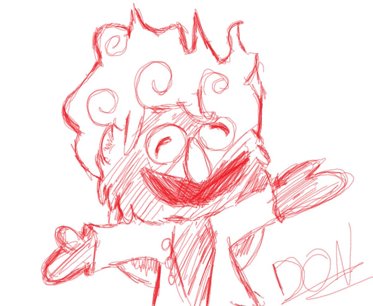 GooberPlace's tweet image. Elmo when he eats the gear 5 fruit idk i dont watch one piece