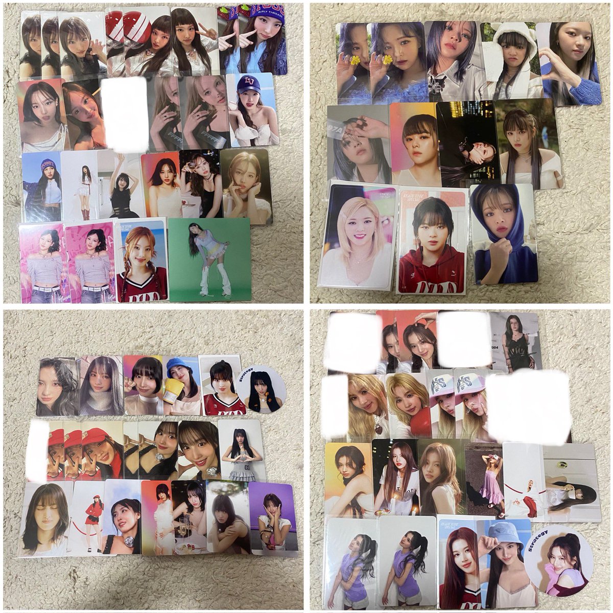 tori_2149's tweet photo. TWICE 交換 買取
【 譲 】
画像のもの

【 求 】
ジヒョ 過去トレカ等

求めているものと同時にお譲り可能なものの画像をリプいただければと思います！
何でも検討いたします！

買取も行っています🙆‍♀️こちらが買取❌

 #TWICE交換  #TWICEトレカ交換 https://t.co/iAXa8ZV4jY