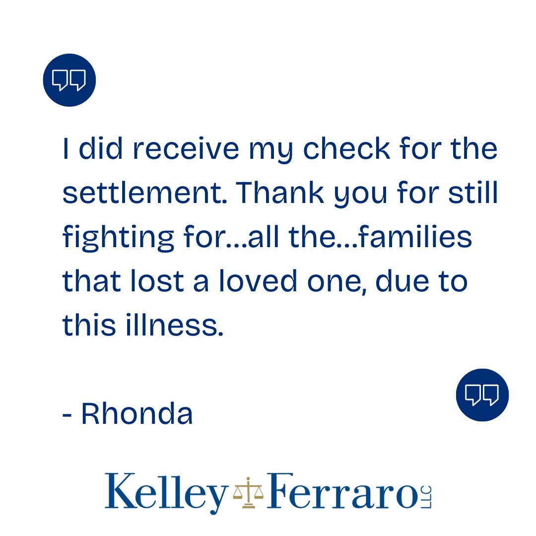 Every day at Kelley Ferraro, we stand up for families who deserve justice and need a voice. It was our honor to work with you and your family, Rhonda.
