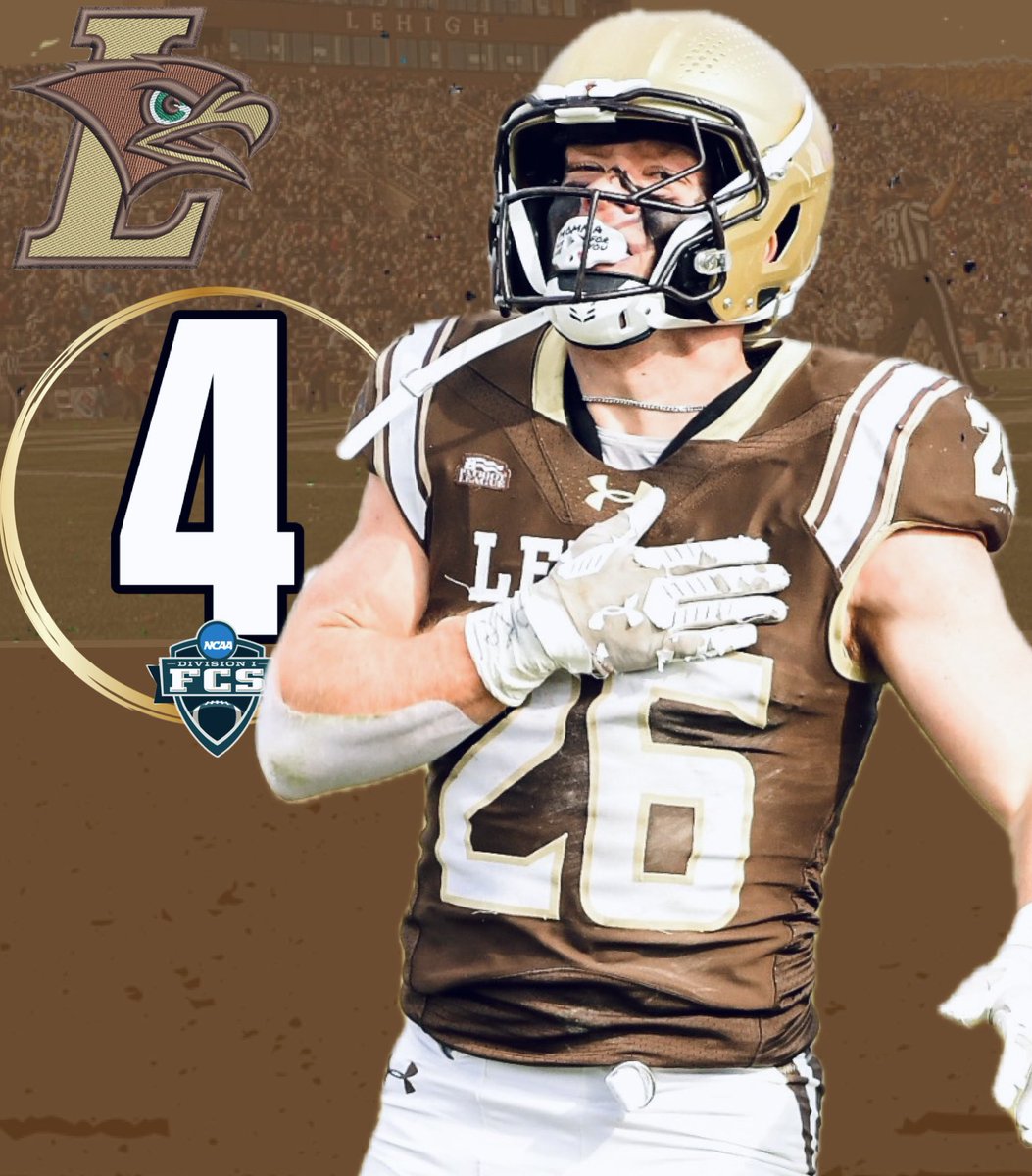 Johnnyu9322's tweet image. Lehigh Still #4! #LU #Lehigh