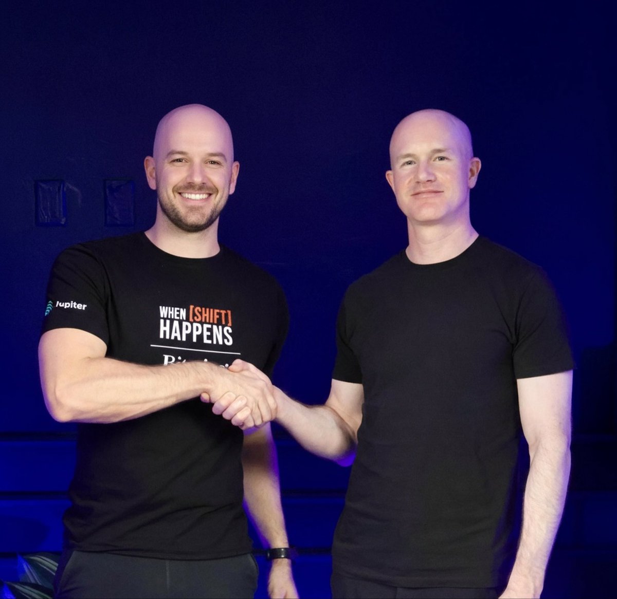 GM

Heard the best founders are bald so I shaved my head and flew to San Francisco for a 2H conversation with the one and only <a href="/brianarmstrong/">Brian Armstrong</a> , Cofounder and CEO of <a href="/coinbase/">Coinbase 🛡️</a> !

We talked about:
- why the best founders are autistic or have ADHD
- being Bald (of course)
-