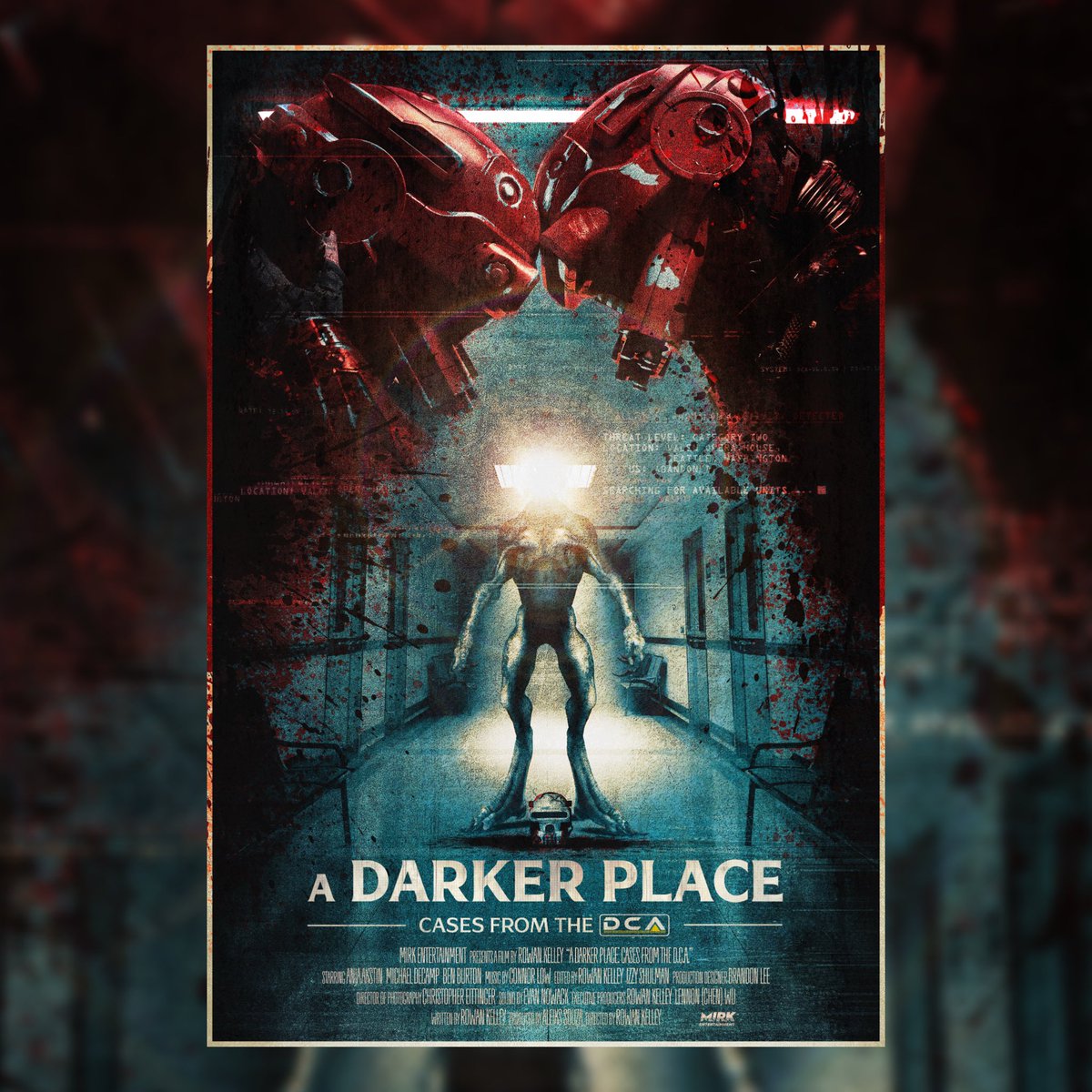 Rowanrkelley's tweet photo. New “A Darker Place: Cases from the DCA” poster release from Big Picture Co! Stunning. #posters #movieposter https://t.co/7GMYygCP4d