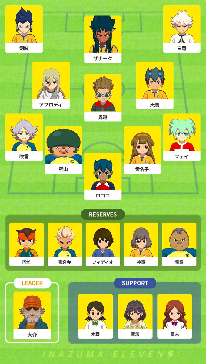 watzelfx's tweet photo. 無印よりGOの方が思い入れ強い
#イナズマイレブン https://t.co/v8qTreECpu