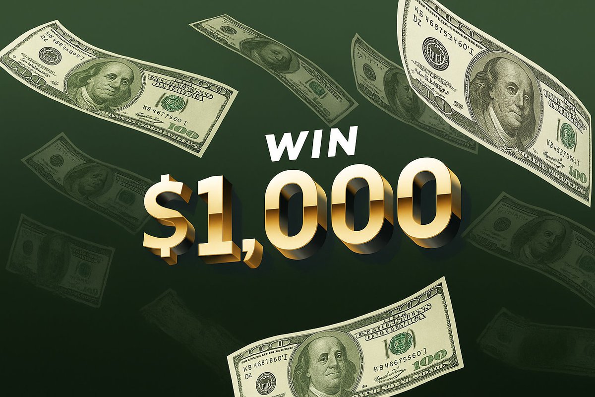 pipsanalytics's tweet image. 🚨 $1,000 GIVEAWAY CELEBRATION! 🚨

We’re going BIG - because growth deserves gratitude! To celebrate reaching 1,000 followers, I’m giving away $1,000 total to 10 loyal supporters - that’s $100 each! 💸🔥

💥 How to Enter:

✅ Follow me - join the journey early.

🔁 Like + Repost…