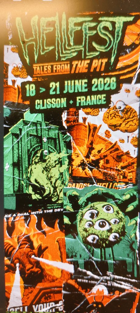 Eric_Bureau's tweet image. Metalleuses, metalleux !
Affiche complète du Hellfest 2026 et interview en exclusivité du patron du @hellfestopenair à 19 heures @le_Parisien
#talesfromthepit
#hellfest2026