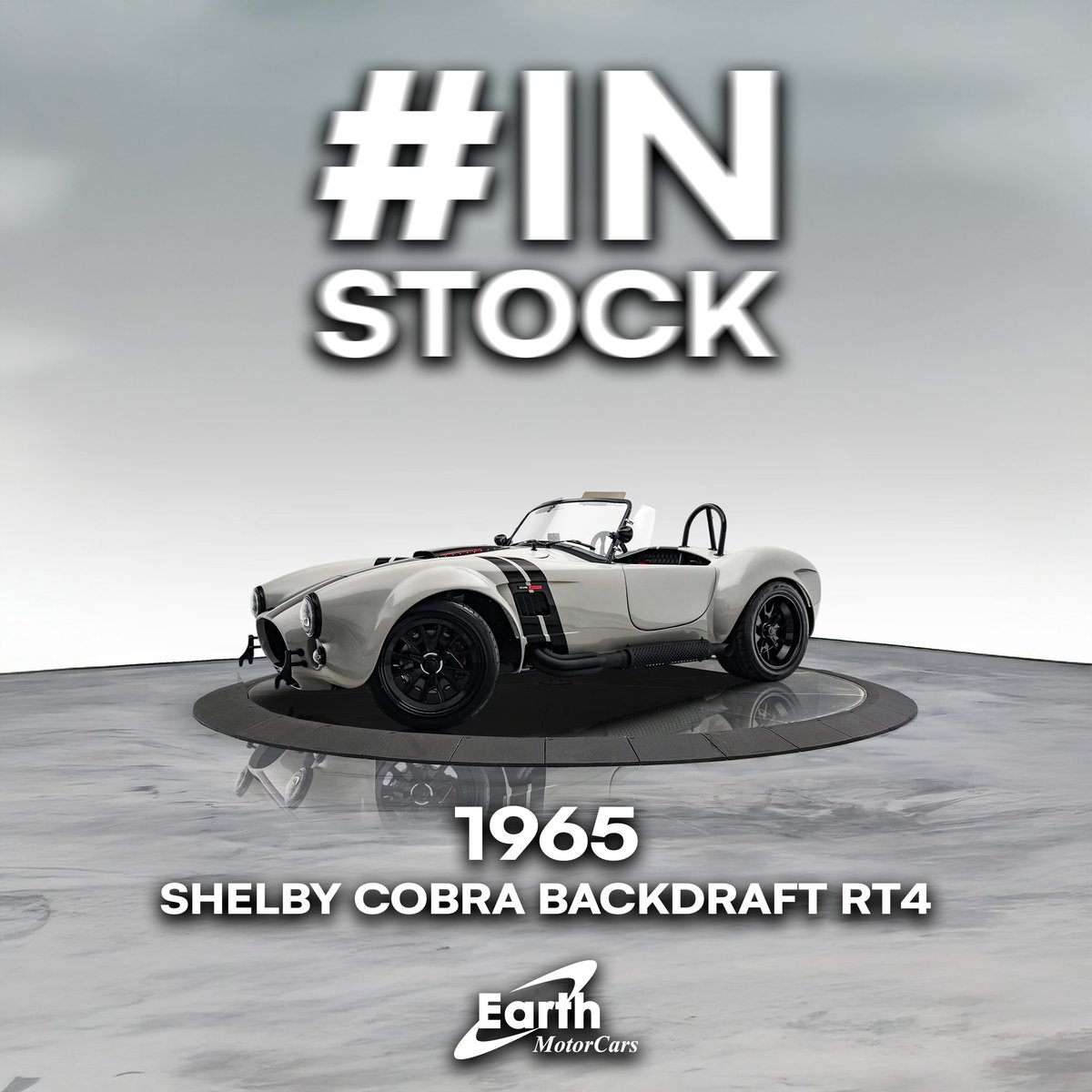 EarthMotors's tweet photo. #INSTOCK ✅
1965 Shelby Cobra Backdraft RT4 is available at Earth MotorCars.
Chalk | 10 miles | $108,900

👉 https://t.co/qjixVossWu

#EarthMotorCars #LuxuryCars #Exotics #DFW #Shelby #Cobra #Backdraft https://t.co/1QBACIhe0W