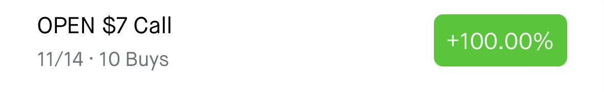 VariWealth's tweet image. Good day for $OPEN