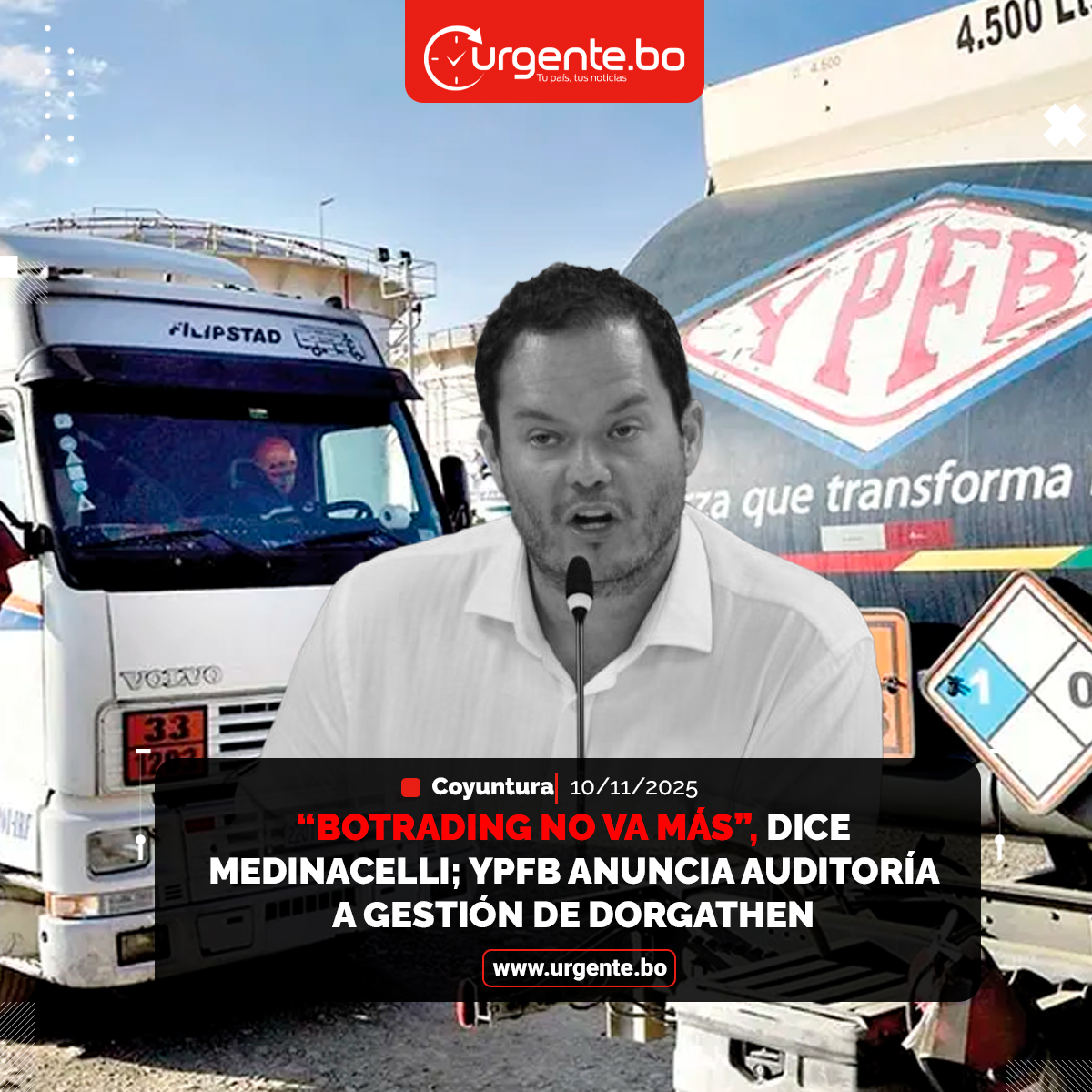 Urgentebo's tweet photo. #Urgentebo | La mañana de este lunes 10, el ministro de Hidrocarburos, Sergio Medinaceli, anunció el cierre de la empresa estatal Botrading.
👉 Lea más en: https://t.co/EtCEZsj4th
#Botrading #YPFB #Bolivia https://t.co/Pd7dG4tdaI