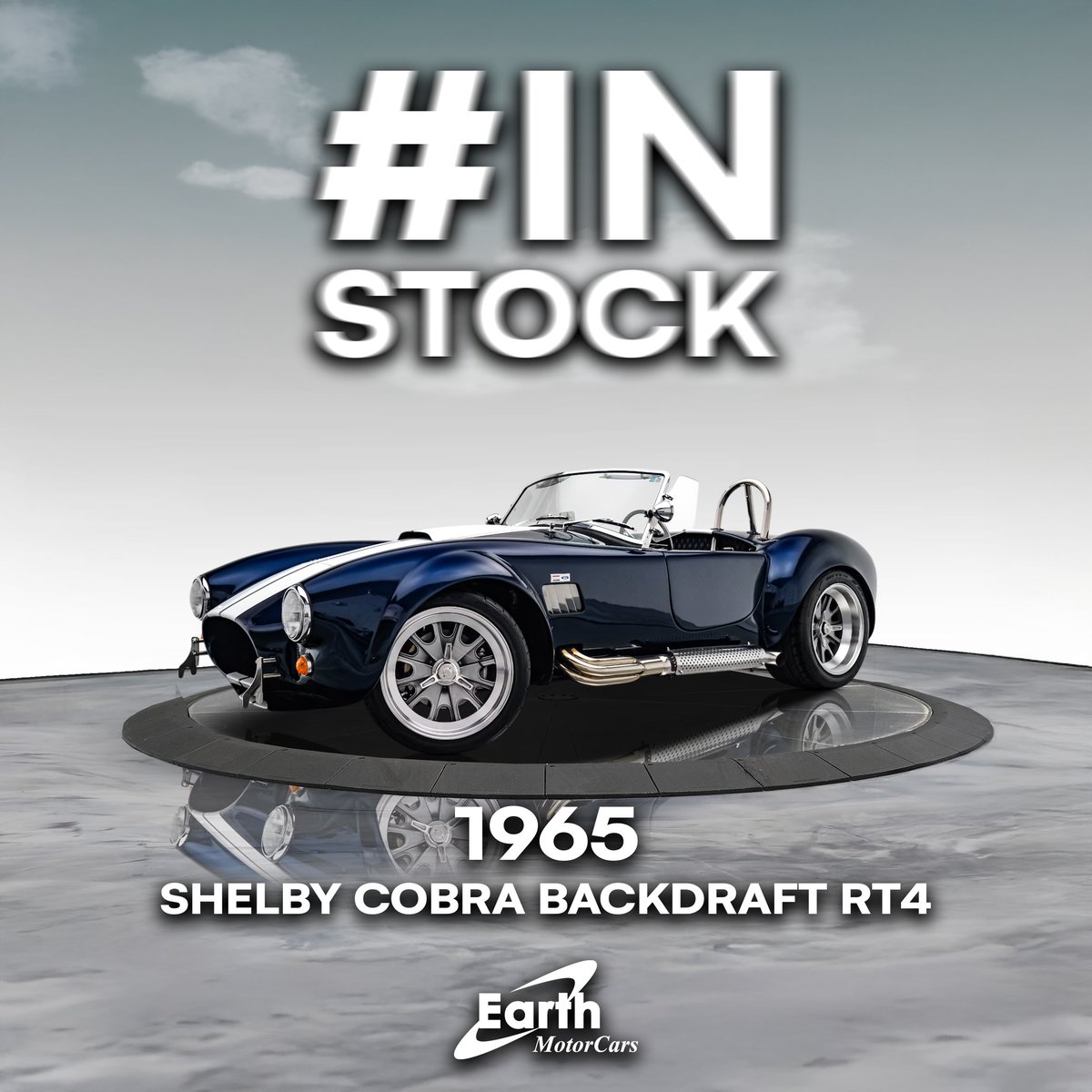 EarthMotors's tweet photo. #INSTOCK ✅
1965 Shelby Cobra Backdraft RT4 is available at Earth MotorCars.
Indigo Blue | 1,483 miles | $94,980

👉 https://t.co/1tckiPROZu

#EarthMotorCars #LuxuryCars #Exotics #DFW #Shelby #Cobra #Backdraft https://t.co/LvIdidDDTc