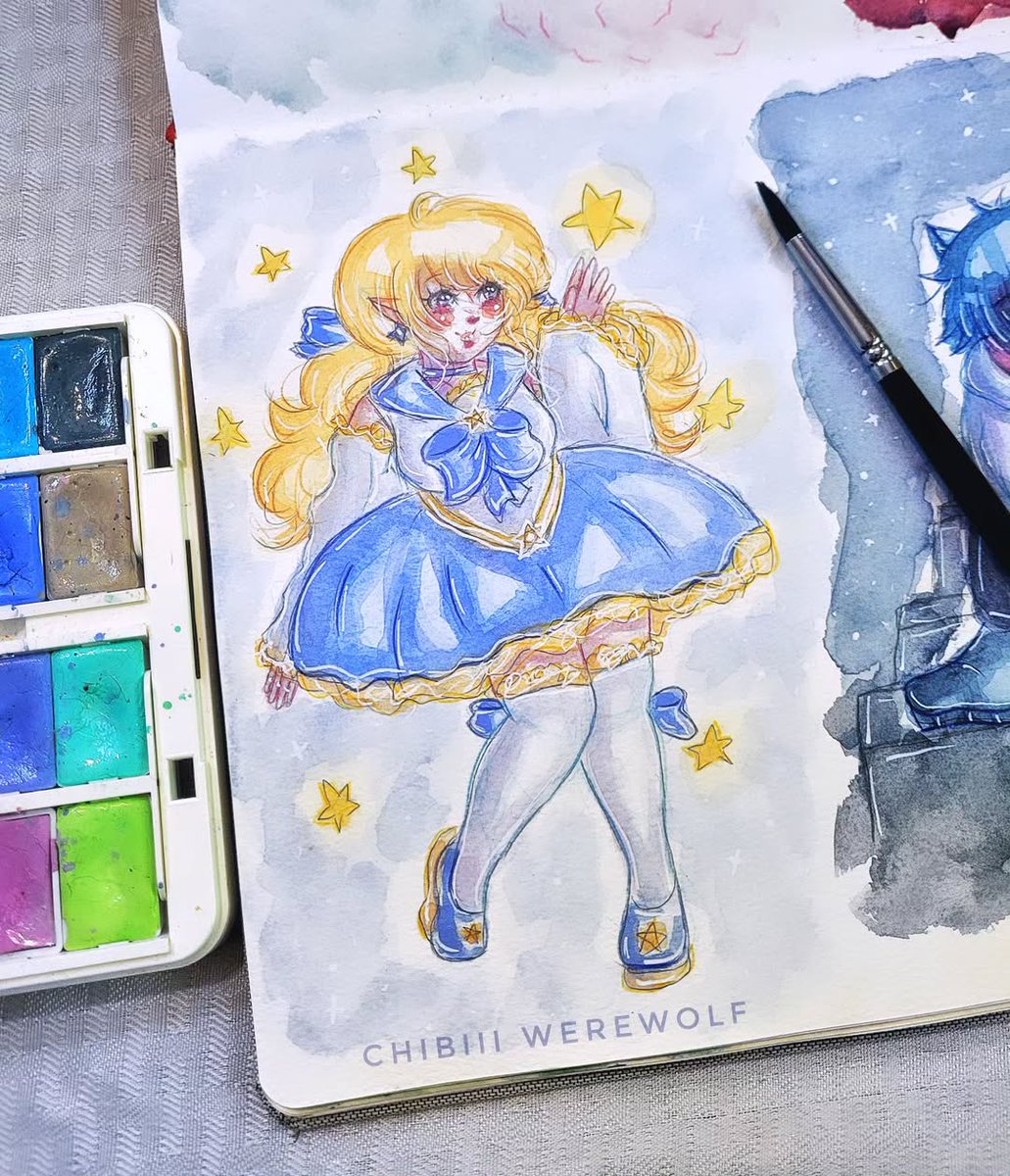 Magical Girl #doodle 💫

#watercolor #artmoots