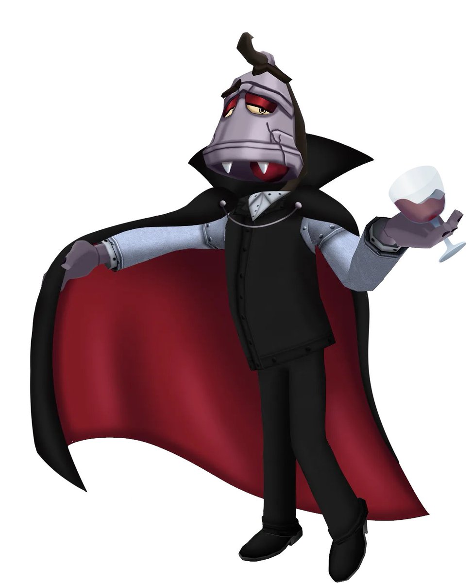 omg i never shared here, here's a re-render i made of a thing from 2023 for a halloween collab!!! i was always a vamp ben truther/jj (left is new right is old.....)