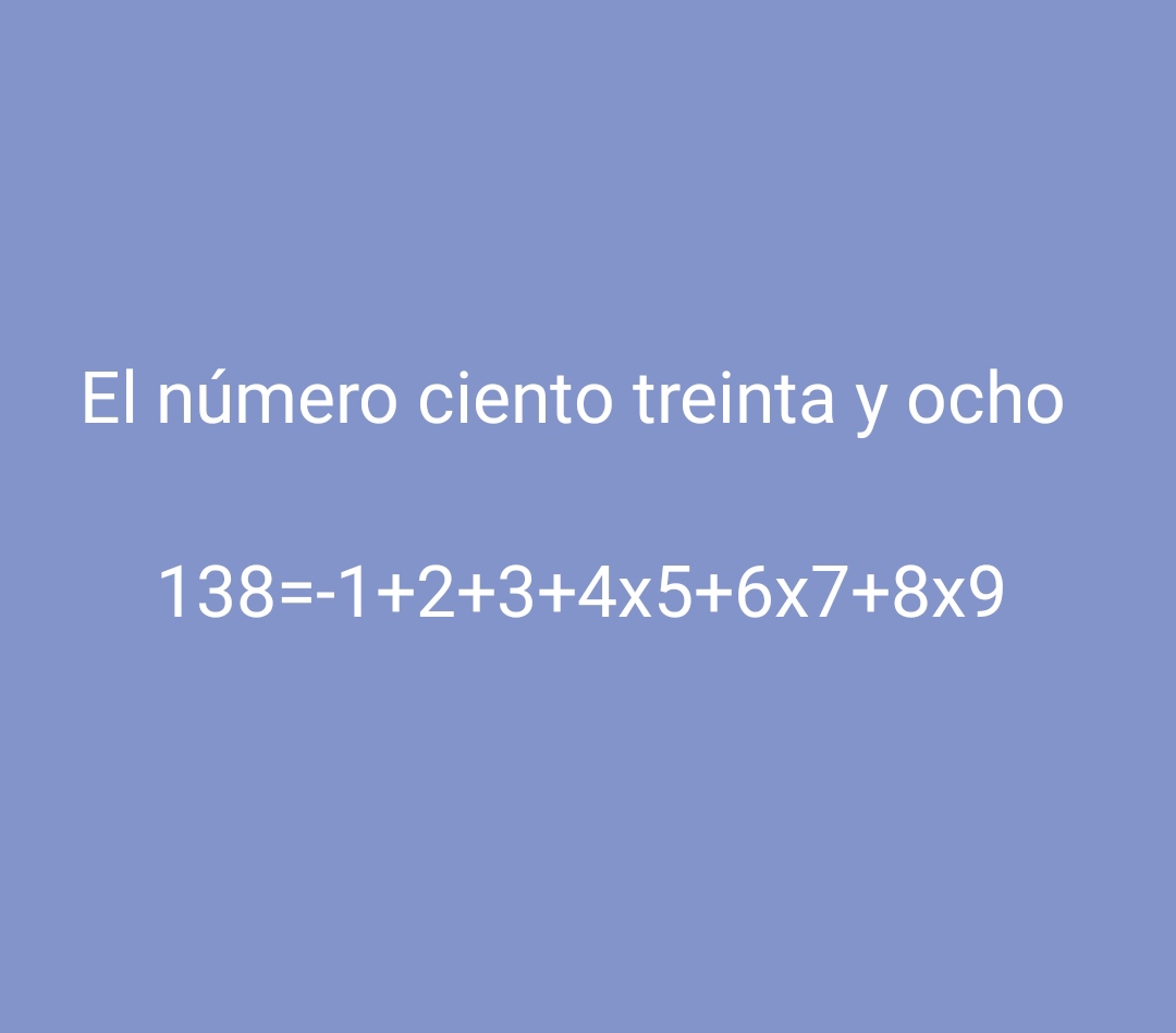 gregoriotoribio's tweet image. Comparte si te gustó. Combinamos las cifras ordenadas de 1 a 9 para obtener otros números. Cambia signos y / o paréntesis para encontrar otro camino y conseguir este mismo número. ¿Te animas? #combinatoria #numeros #numbers #matematicas #maths #mathschallenge   #mathskills