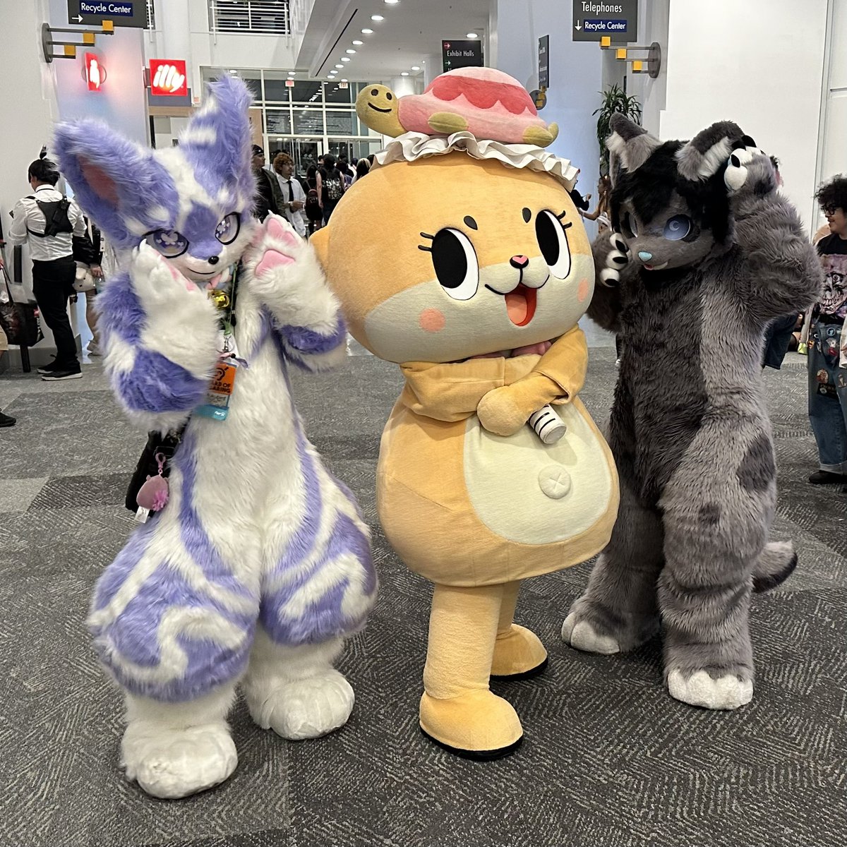 TaroAndUbe's tweet photo. Taro attended AX chibi over the weekend and was able to meet @chiitan7407 with his friends. He hopes that Chiitan enjoyed their visit to the con and will return again in the future. ☺️

#furry #fursuit #kemono #ケモノ #animeexpochibi  #chiitan https://t.co/IaZpjTkGw0