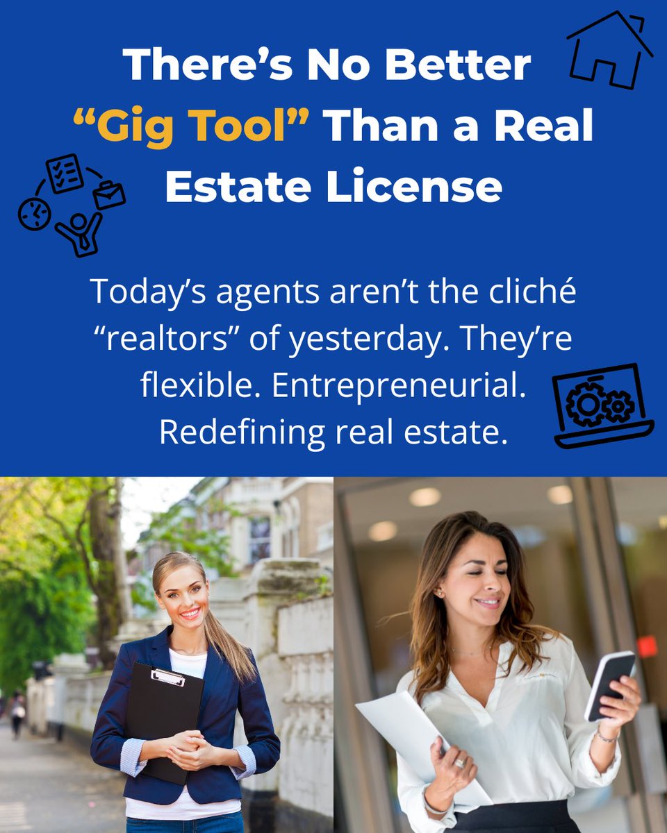WyndRealty's tweet image. 💡 There’s no better “gig tool” than a real estate license.

Today’s agents aren’t yesterday’s clichés — they’re flexible, entrepreneurial, and redefining real estate.

Join the brokerage built for modern agents: wyndrealty.com | 📞 404-933-4017

#WyndRealty #ModernAgent