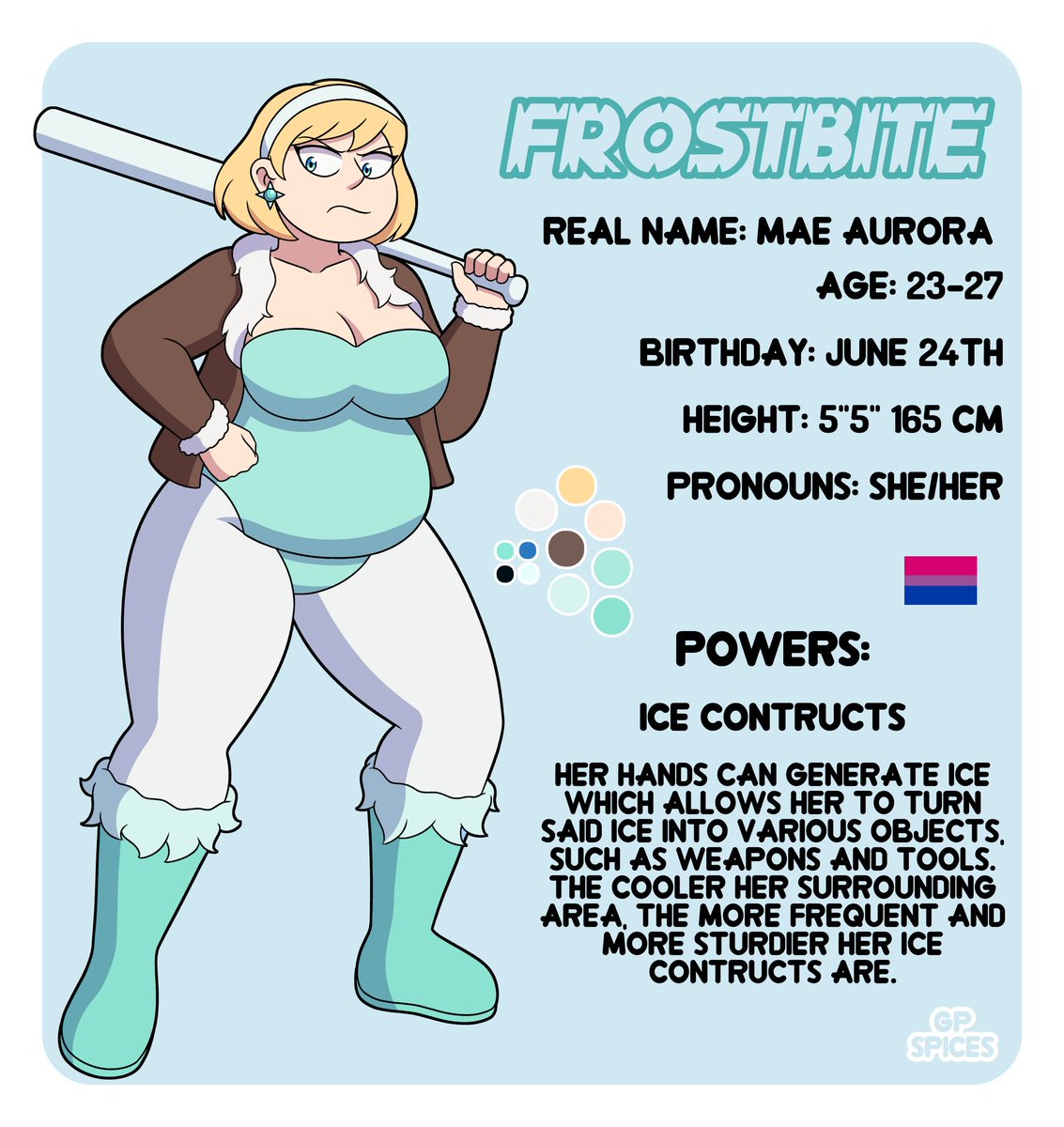 (OC) FrostBite Bio Sheet