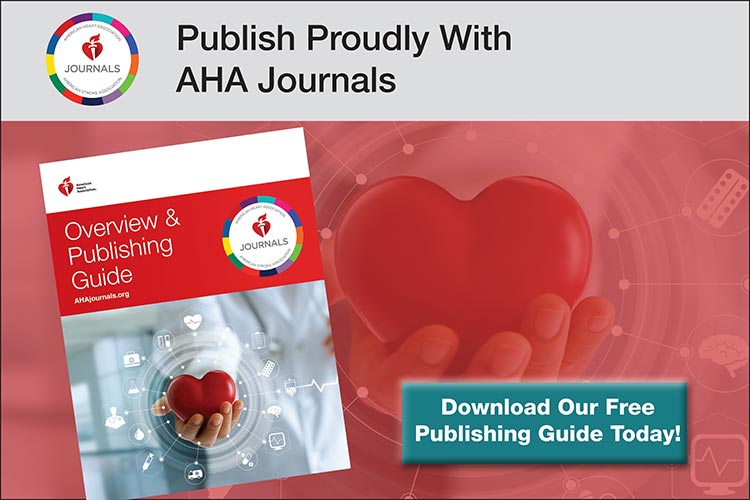 CircOutcomes's tweet image. The American Heart Association Journals Publishing Guide is always available for download. Look for an overview of publishing policies and exciting highlights of each journal. #AHA25

Get the Pub Guide and more at the Author Hub: ahajournals.org/author-hub