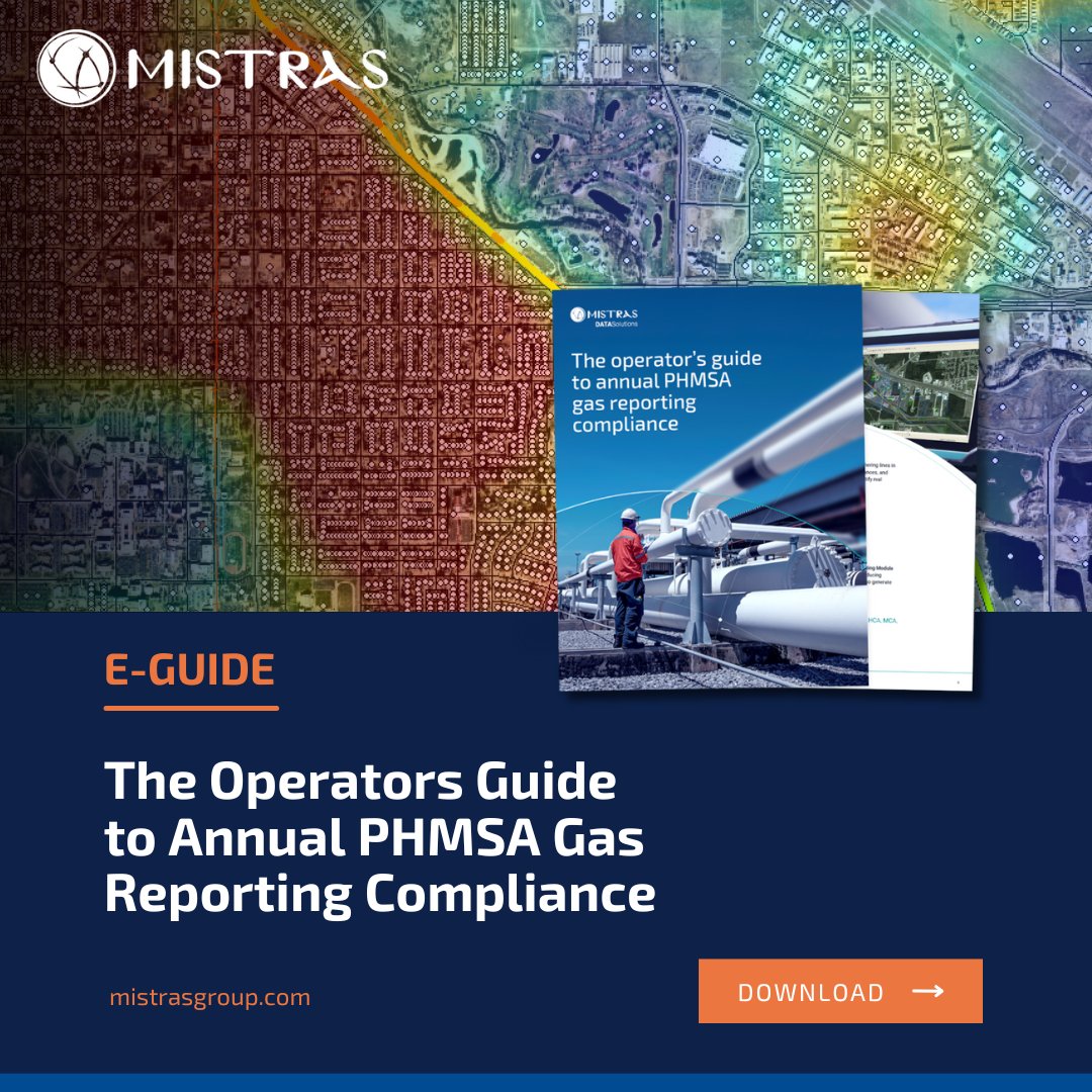 MISTRASGroup's tweet image. Annual Gas Mega Rule reporting is approaching. Are you prepared? MISTRAS streamlines PHMSA 49 CFR §191/§192 compliance. Download our quick start guide: hubs.li/Q03Sqwsl0 

#MegaRule #PHMSA #PipelineSafety