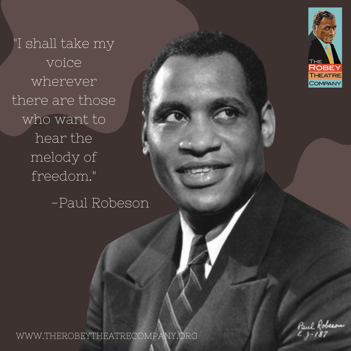 robeytc's tweet image. Motivational Monday 🎶🕊️
Your voice has power. Let it rise in spaces that crave truth, justice, and liberation. Be fearless. Be heard. Let freedom sing.
#MotivationalMonday #PaulRobeson #VoiceOfFreedom #LetFreedomSing #RobeyTheatreCompany #ArtAsActivism #SpeakTruthToPower