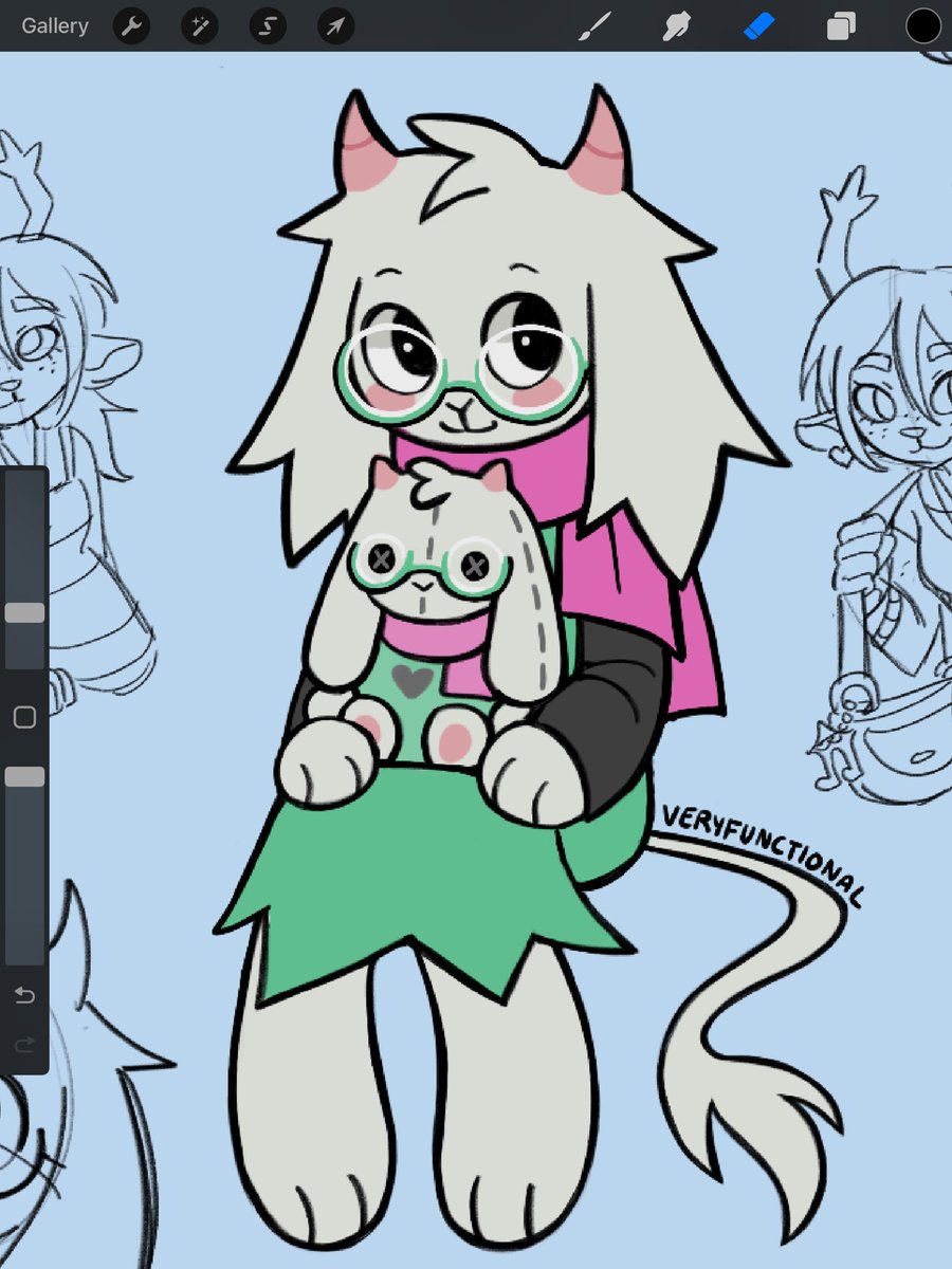 veryfunctional_'s tweet image. #deltarune #ralsei