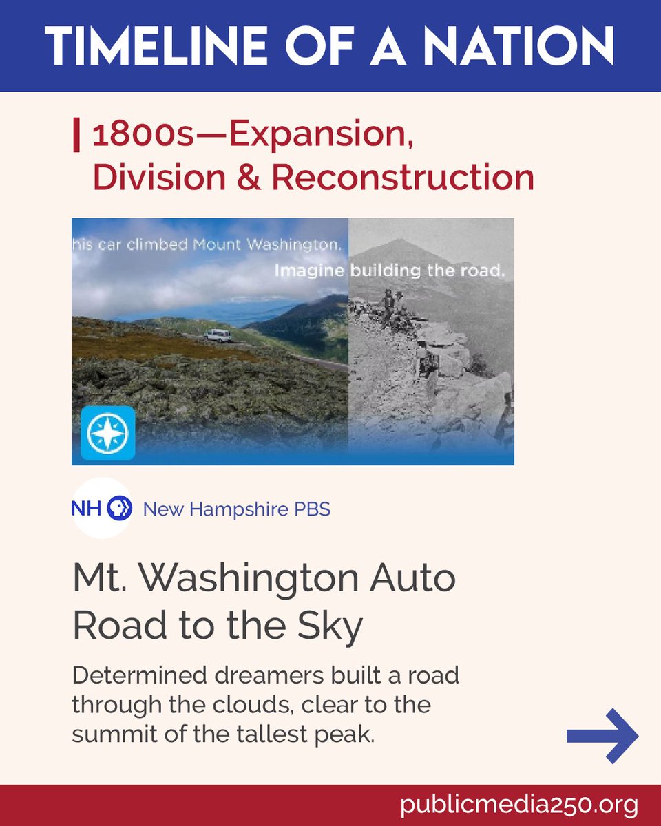 NETA_Tweets's tweet image. For decades public media has documented the history of our communities. In honor of the upcoming US semiquincentennial, stations across the country are sharing stories that shape our nation’s identity.

Explore the interactive historical timeline &amp;amp; more at publicmedia250.org