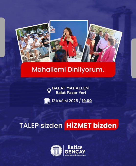 Didim Belediyesi “Mahallemi Dinliyorum” Buluşmaları