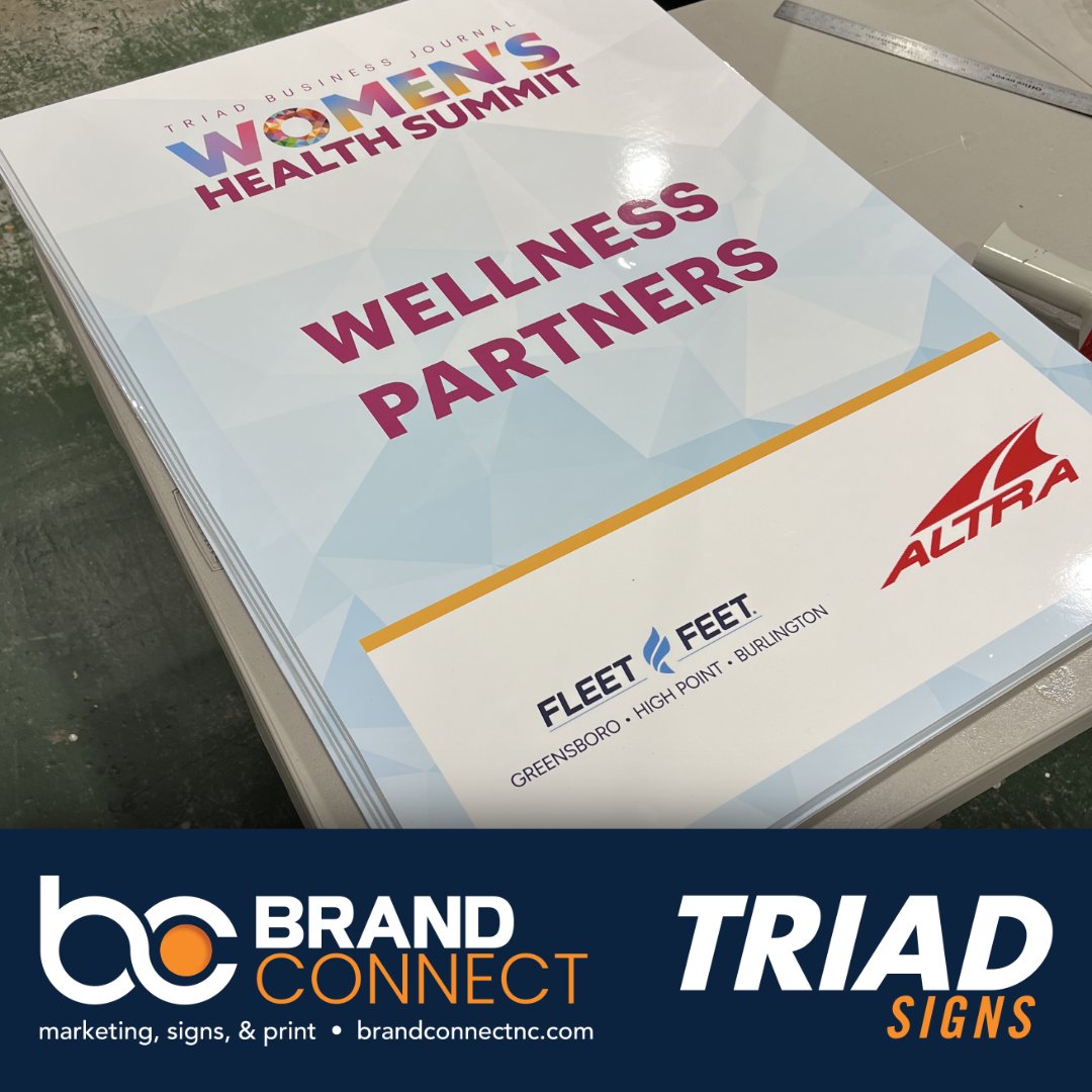 brandconnectNC's tweet image. Creating a big presence for a great cause! 💪 We produced these crisp, large-format signs for the Triad Business Journal Women&apos;s Health Summit. Need high-impact event signage? We&apos;ve got the scale and quality you need!
#TriadSigns #EventSignage #LargeFormatPrinting #BrandConnectNC