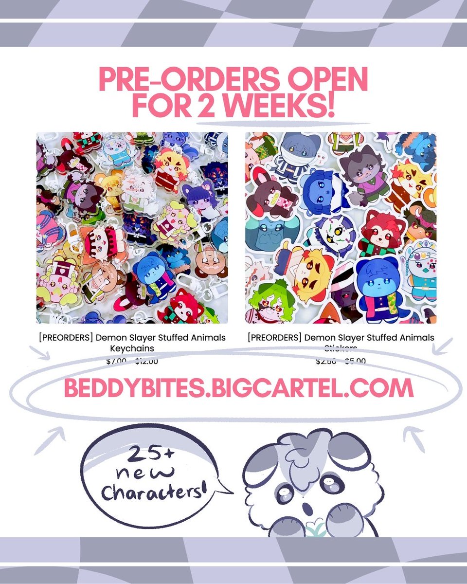 GO FORTH ... BE FREE ...
beddybites.bigcartel.com