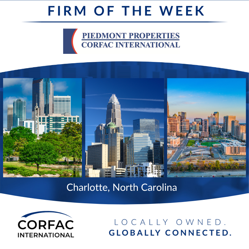 CORFACIntl's tweet image. 📢 Are you ready to do business in the Charlotte, North Carolina area?

Connect with our local affiliate, Piedmont Properties/CORFAC International, today! 
👉 ow.ly/ueNY50Xj4Hz

#CORFAC #thinkCORFACfirst #Charlotte #NorthCarolina
