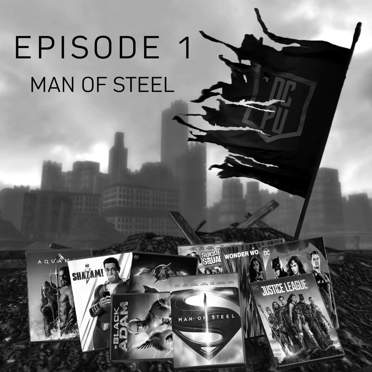 FrankBroadcasts's tweet photo. I've started a podcast with @PatMGroyn, in which we do an autopsy on the DCEU. Link is in my bio, but you can listen to The DCPU pretty much anywhere podcasts are found. The first few are done already, but we're open to feedback as we keep going and get better at it. Thanks! https://t.co/ZD1nBs8VNM