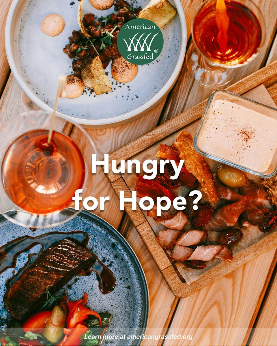 Hungry for hope? It starts with pasture-raised plates. #HopefulHarvest #GrassfedPlates