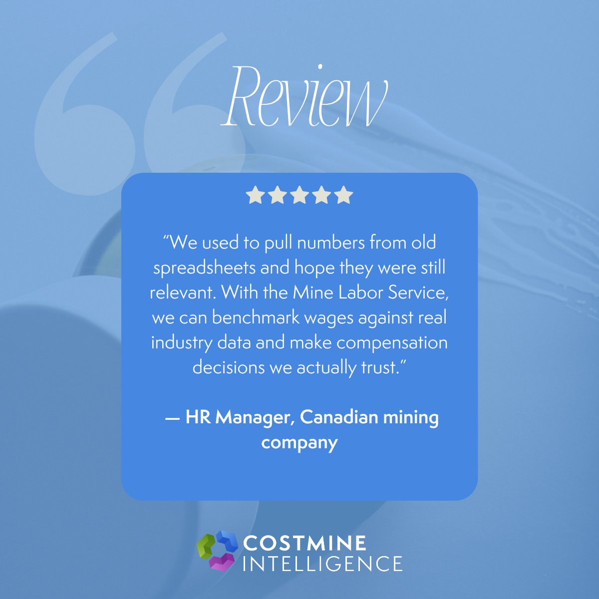 Compensation planning shouldn't be guesswork. Costmine’s Mine Labor ...