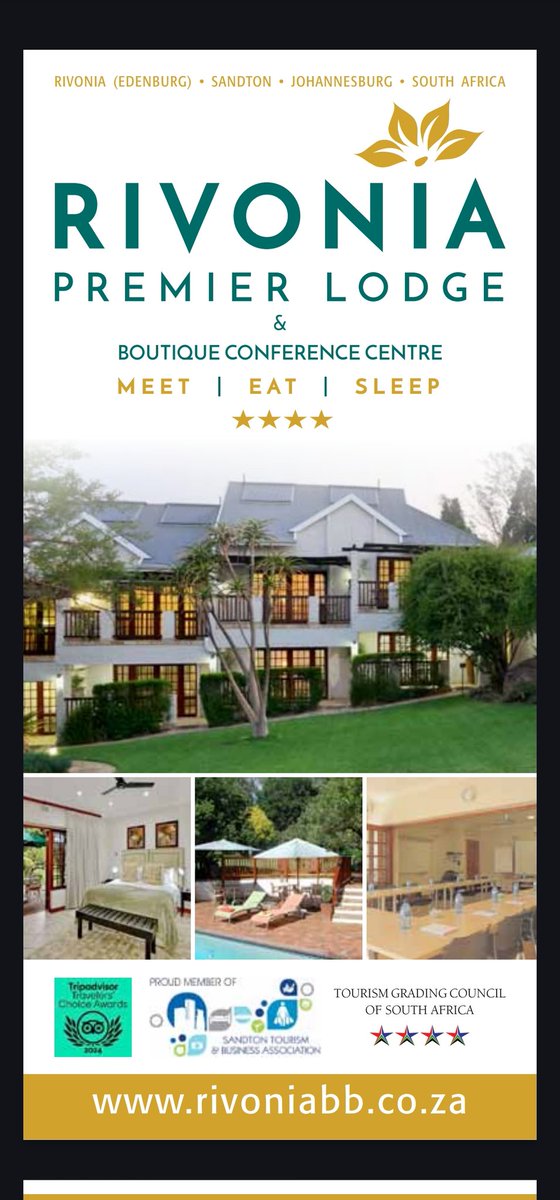 For your mini conferences, or just a JoBurg staycation...Rivonia Premier Lodge...